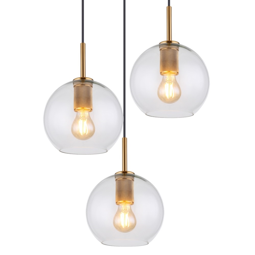 Globo - Hanglamp aan koord 3xE27/60W/230V