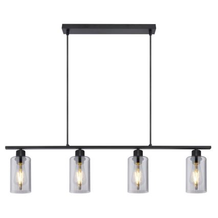 Globo - Hanglamp aan een koord 4xE27/60W/230V zwart