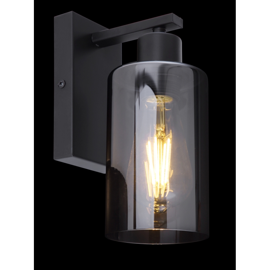 Globo - Wandlamp 1xE27/60W/230V zwart