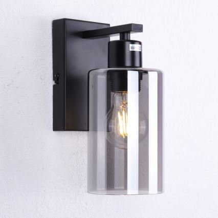 Globo - Wandlamp 1xE27/60W/230V zwart