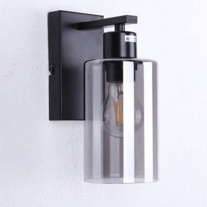 Globo - Wandlamp 1xE27/60W/230V zwart