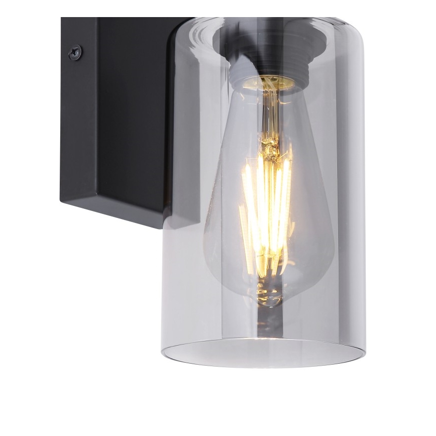 Globo - Wandlamp 1xE27/60W/230V zwart
