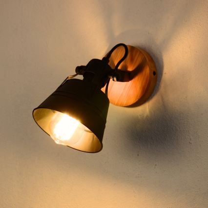 Globo - Spot mural 1xE27/60W/230V sapin