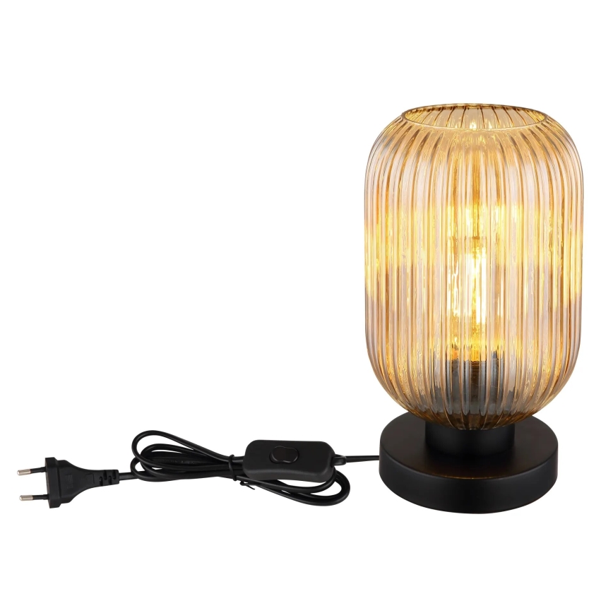 Globo - Tafellamp 1xE27/40W/230V bruin