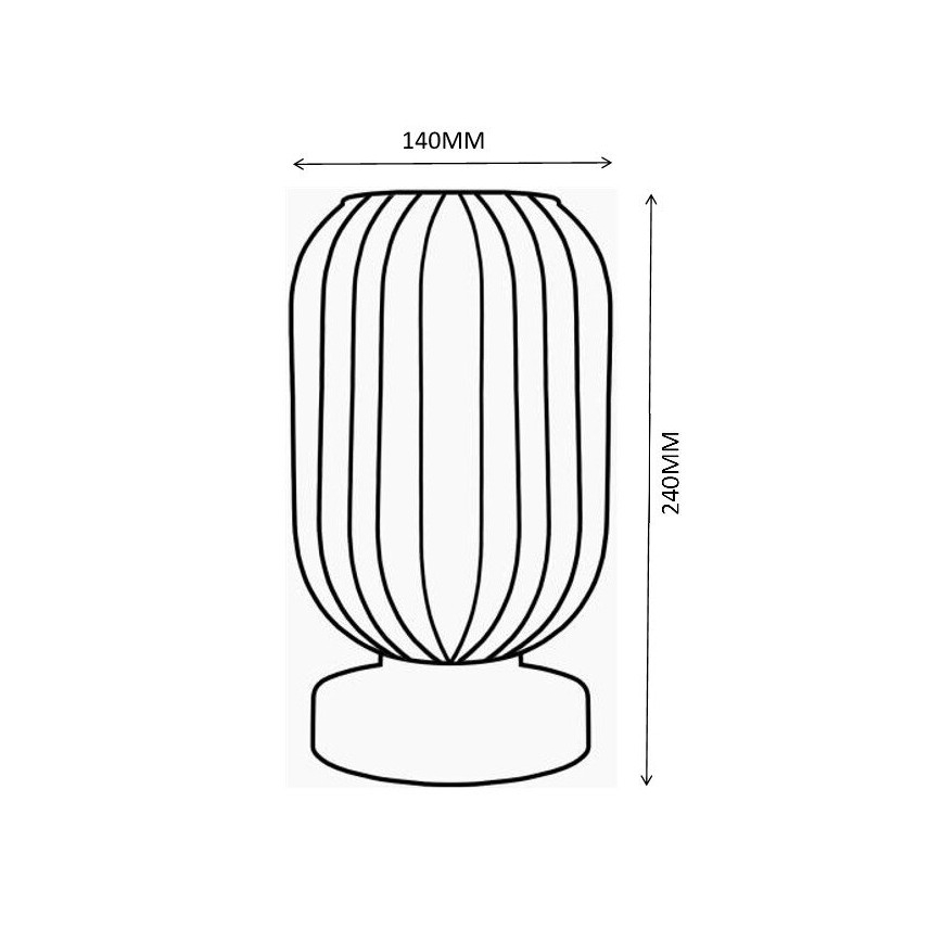 Globo - Tafellamp 1xE27/40W/230V groen