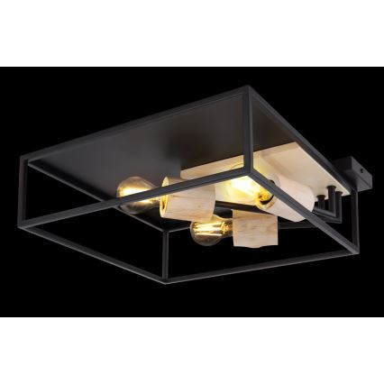 Globo - Plafondlamp 3xE27/60W/230V