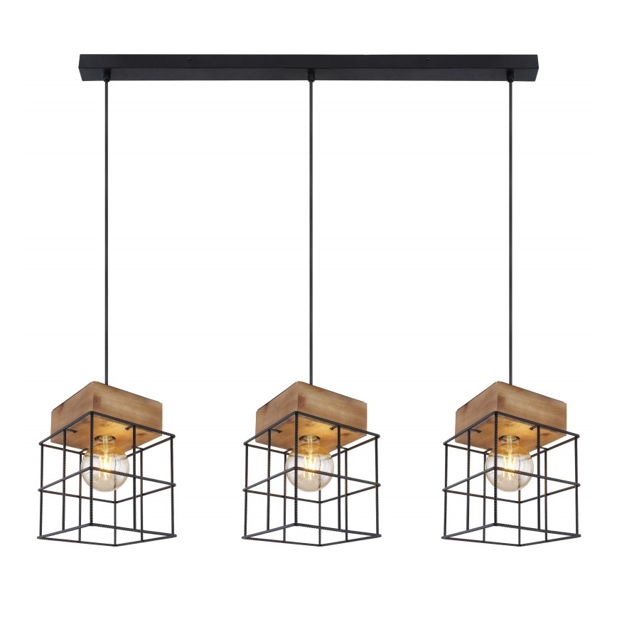 Globo - Hanglamp aan een koord 3xE27/60W/230V