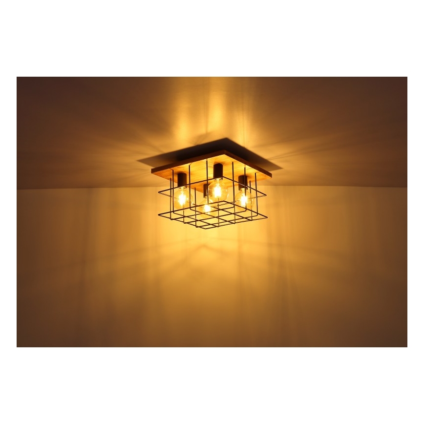 Globo - Plafondlamp 4xE27/60W/230V