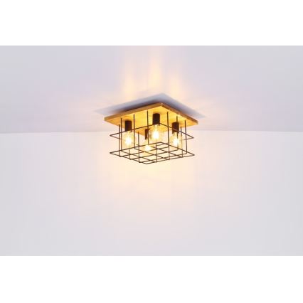Globo - Plafondlamp 4xE27/60W/230V