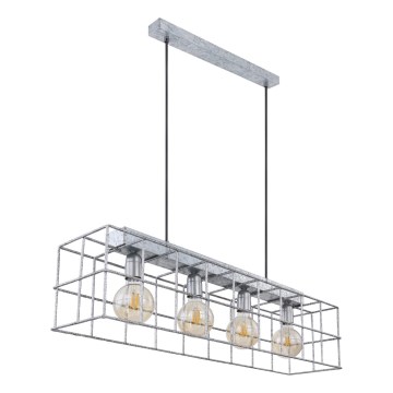 Globo 15530Z-4H - Hanglamp aan een koord MERRIL 4xE27/60W/230V