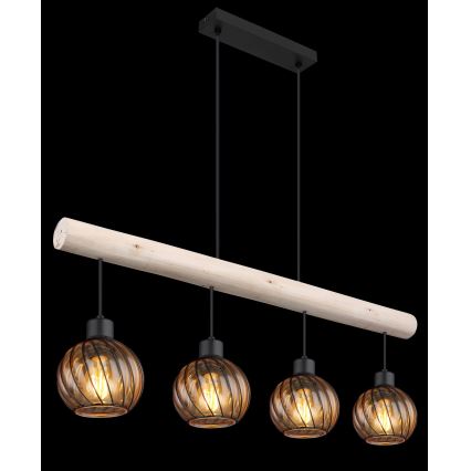 Globo - Hanglamp aan een koord 4xE27/15W/230V
