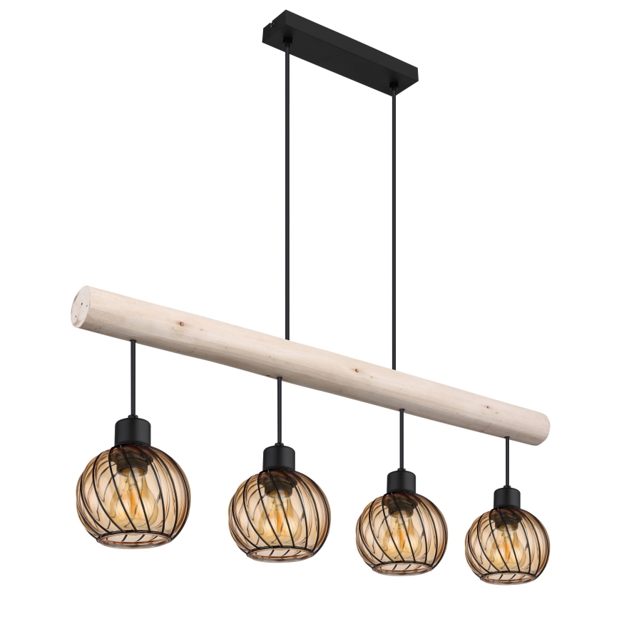 Globo - Hanglamp aan een koord 4xE27/15W/230V