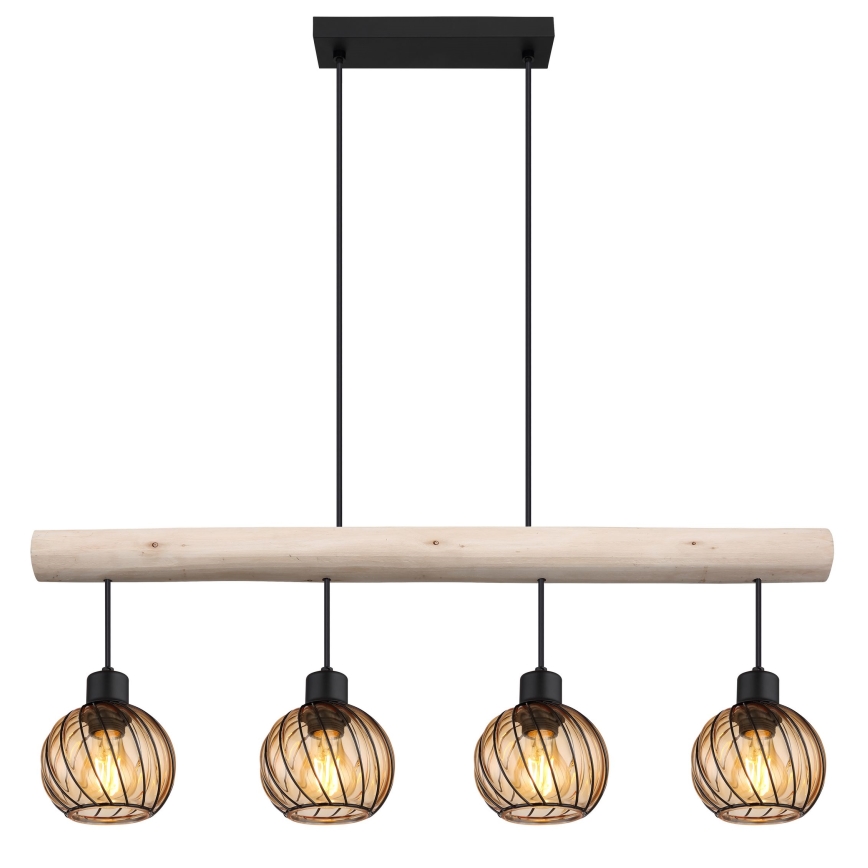 Globo - Hanglamp aan een koord 4xE27/15W/230V