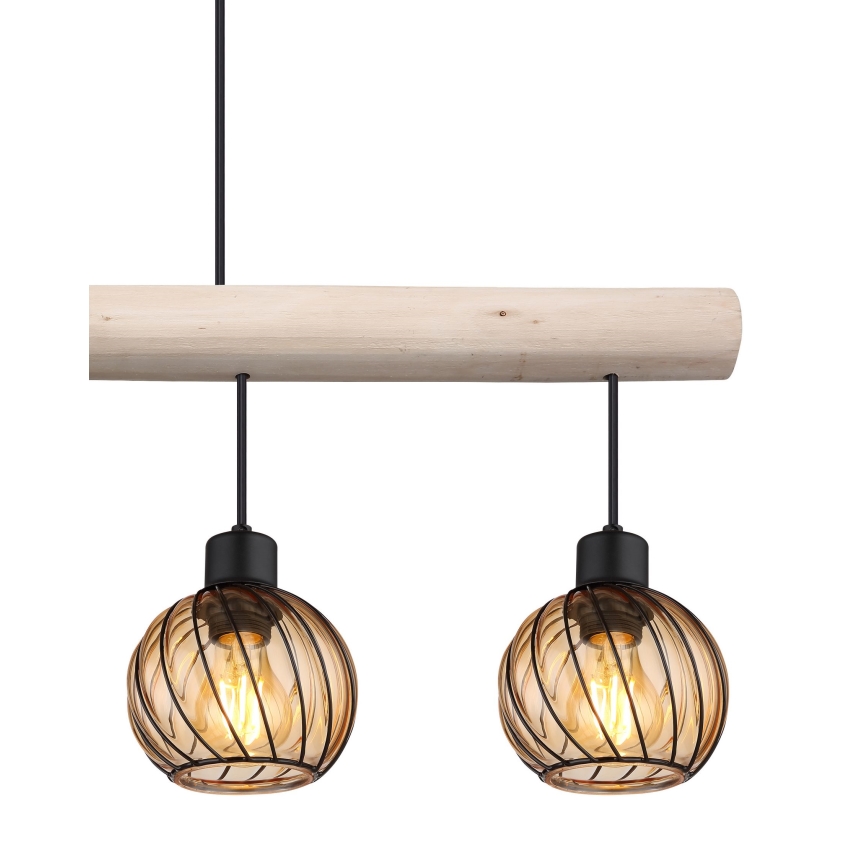Globo - Hanglamp aan een koord 4xE27/15W/230V