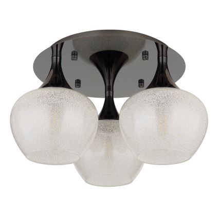 Globo - Bevestigde hanglamp 3xE27/40W/230V antraciet