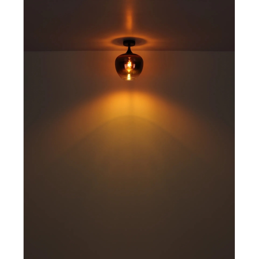 Globo - Plafondlamp 1xE27/40W/230V koper