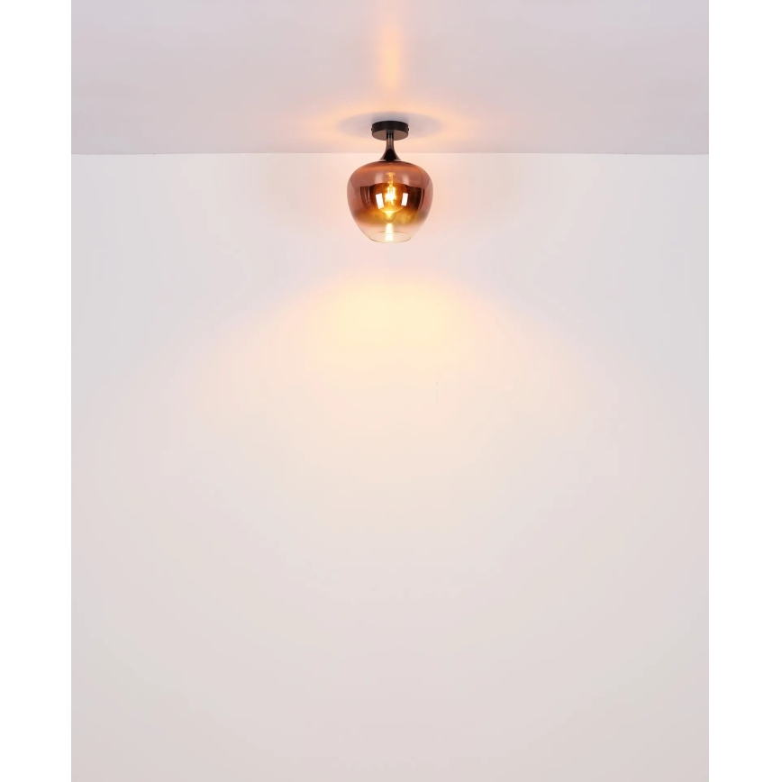 Globo - Plafondlamp 1xE27/40W/230V koper