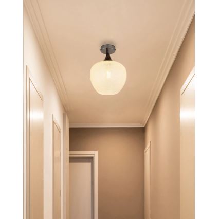 Globo - Plafondlamp 1xE27/40W/230V wit/antraciet