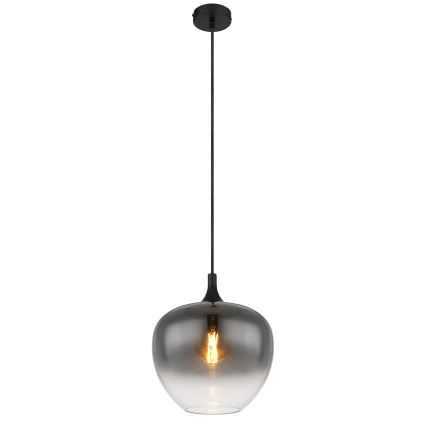 Globo - Hanglamp aan een koord 1xE27/60W/230V zwart