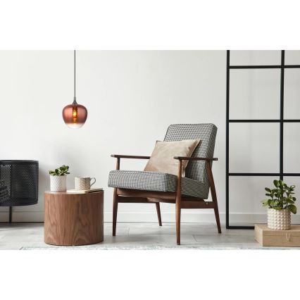Globo - Hanglamp aan een koord 1xE27/60W/230V diameter 24 cm koper