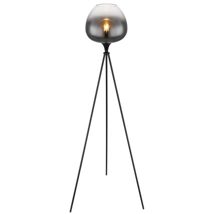 Globo - Lampadaire 1xE27/60W/230V noir