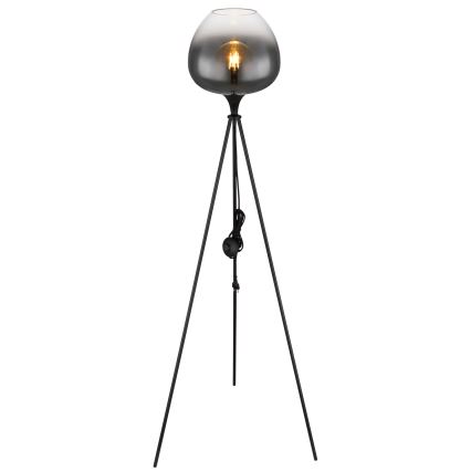 Globo - Vloerlamp 1xE27/60W/230V zwart