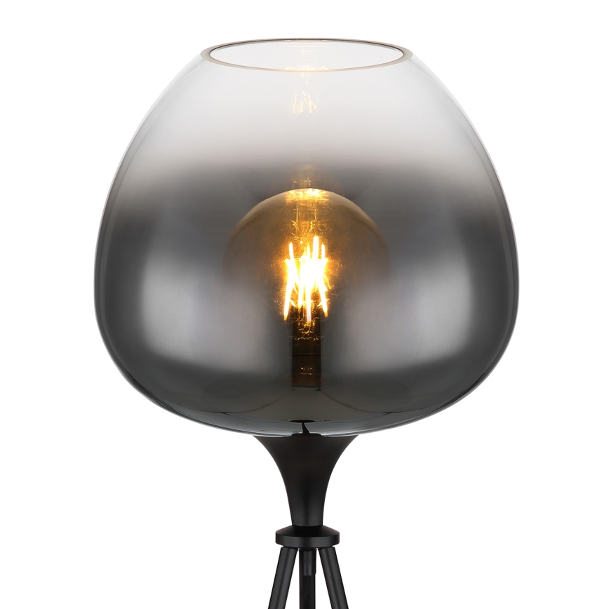 Globo - Vloerlamp 1xE27/60W/230V zwart