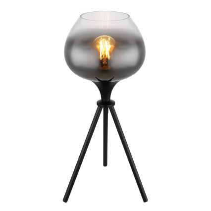 Globo - Tafellamp 1xE27/40W/230V zwart
