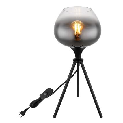 Globo - Tafellamp 1xE27/40W/230V zwart