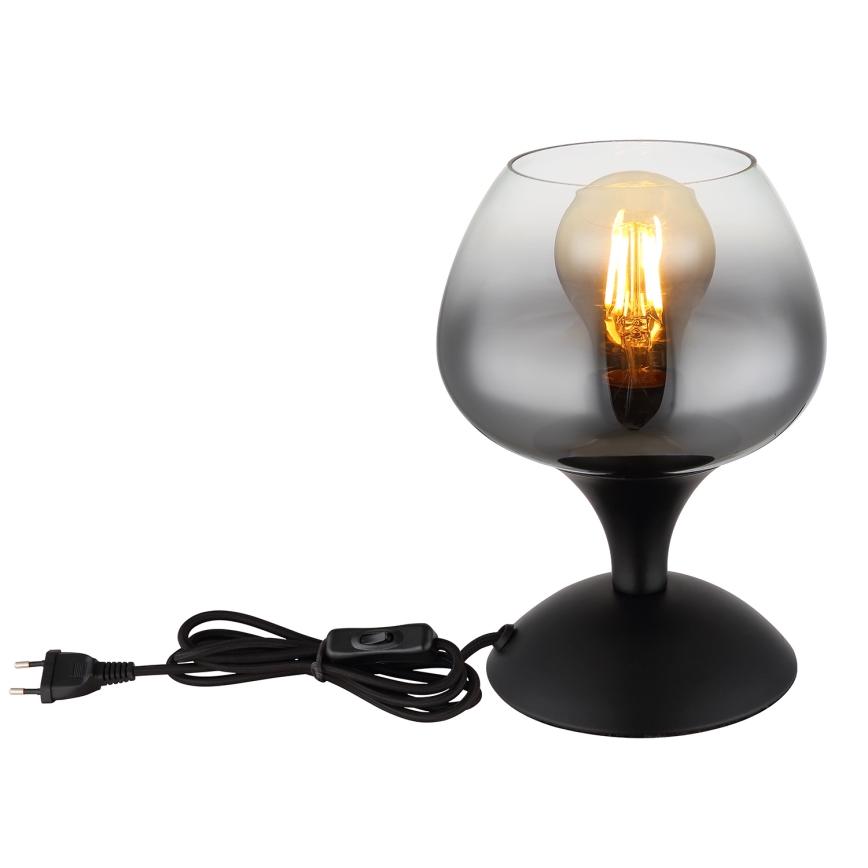 Globo - Lampe de table 1xE27/40W/230V noir