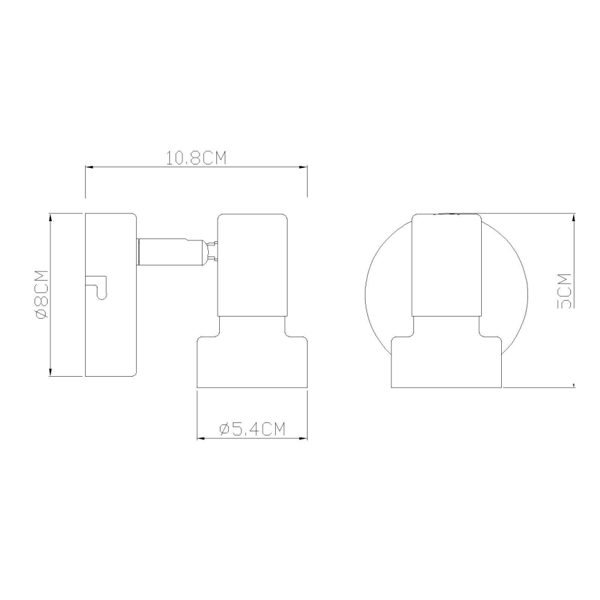 Globo - Tafellamp 1xE27/40W/230V wit/antraciet