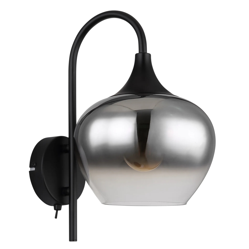 Globo - Wandlamp 1xE27/40W/230V zwart