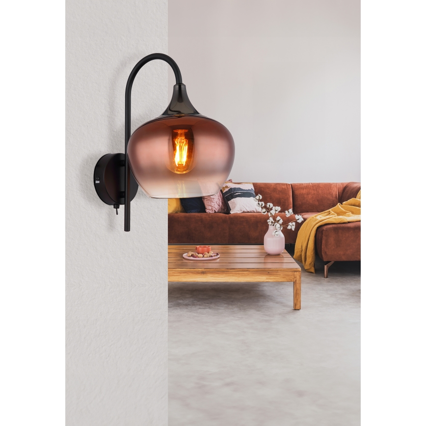 Globo - Applique murale 1xE27/40W/230V cuivre