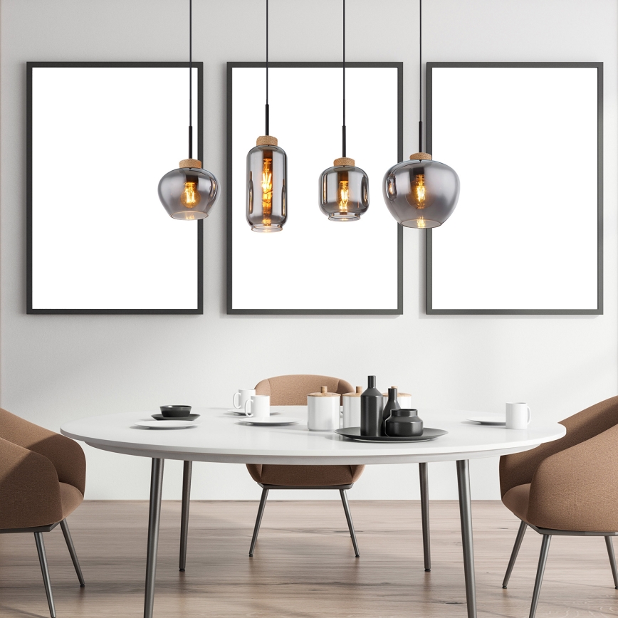 Globo - Hanglamp aan een koord 4xE27/40W/230V
