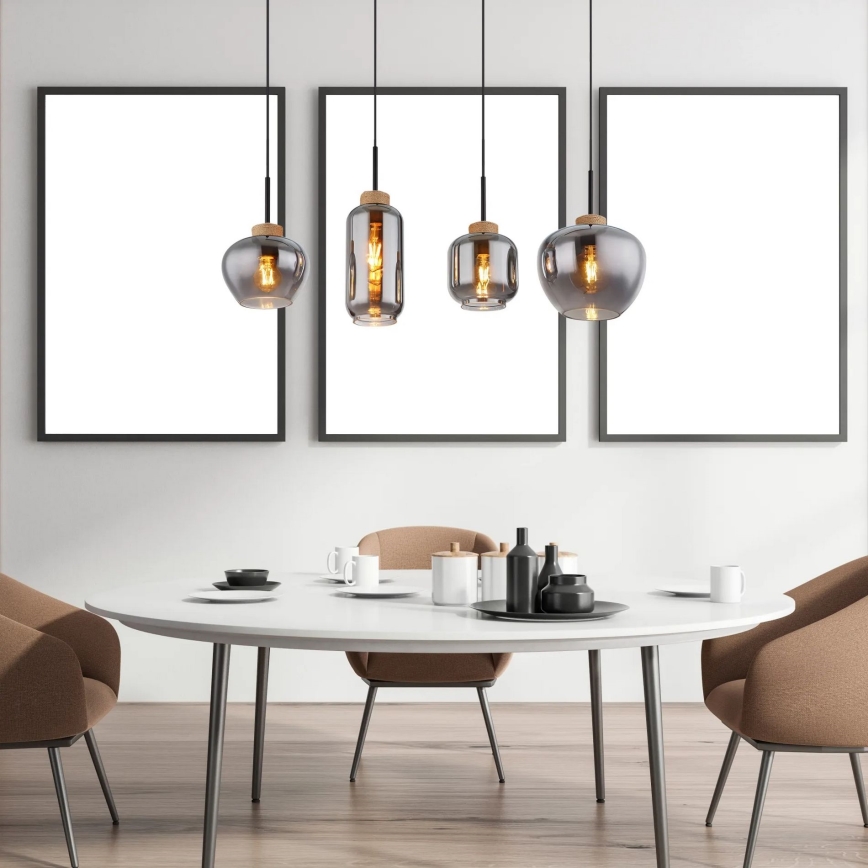 Globo - Hanglamp aan een koord 4xE27/40W/230V