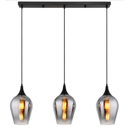 Globo - Hanglamp aan een koord 3xE27/60W/230V
