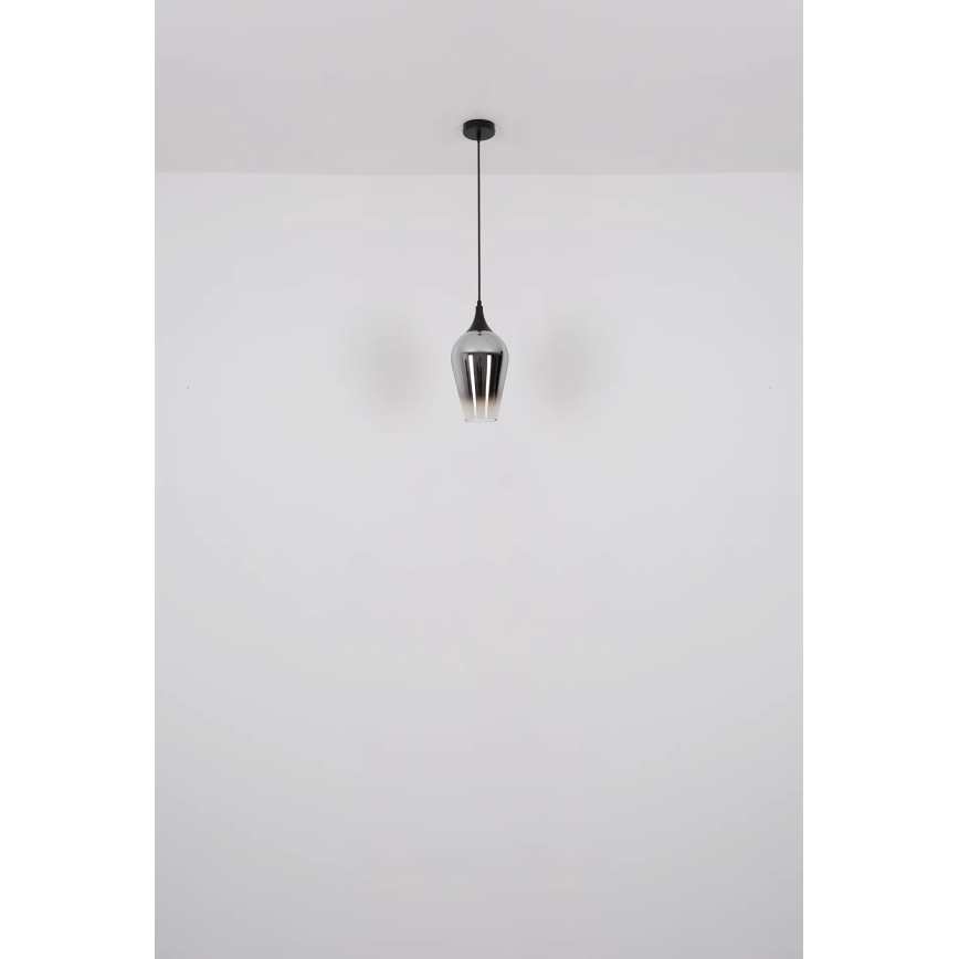 Globo - Hanglamp aan een koord 1xE27/60W/230V diameter 18 cm koper