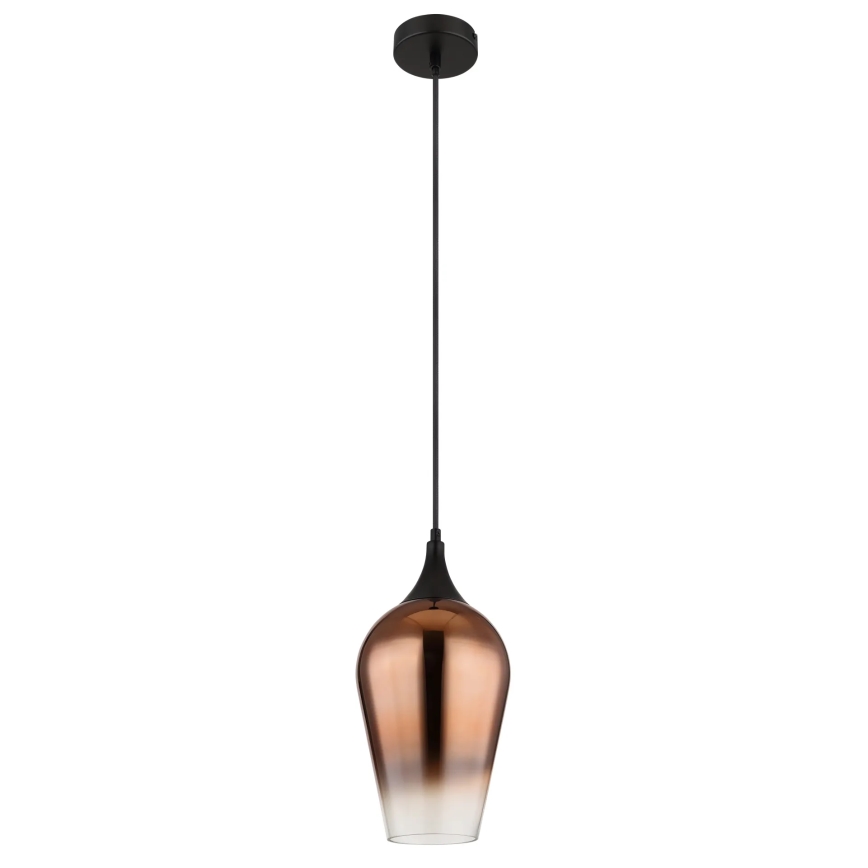 Globo - Hanglamp aan een koord 1xE27/60W/230V diameter 18 cm koper
