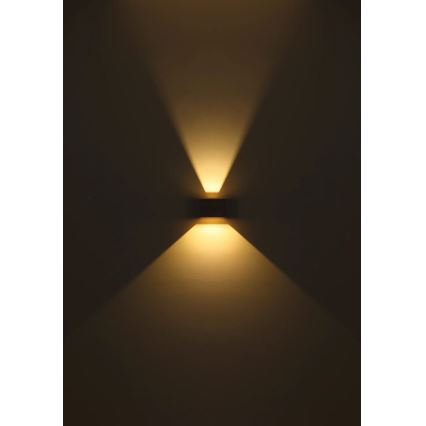 Globo - LED wand verlichting LED/8W/230V bruin