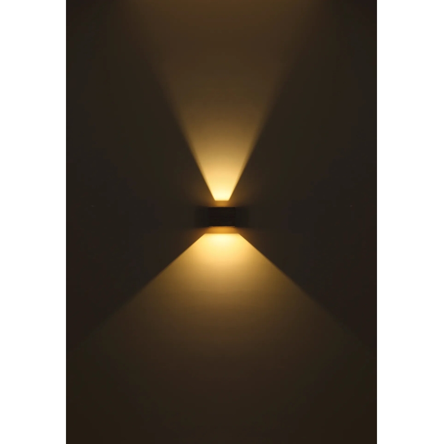 Globo - LED wand verlichting LED/8W/230V bruin