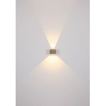 Globo - LED wand verlichting LED/8W/230V bruin