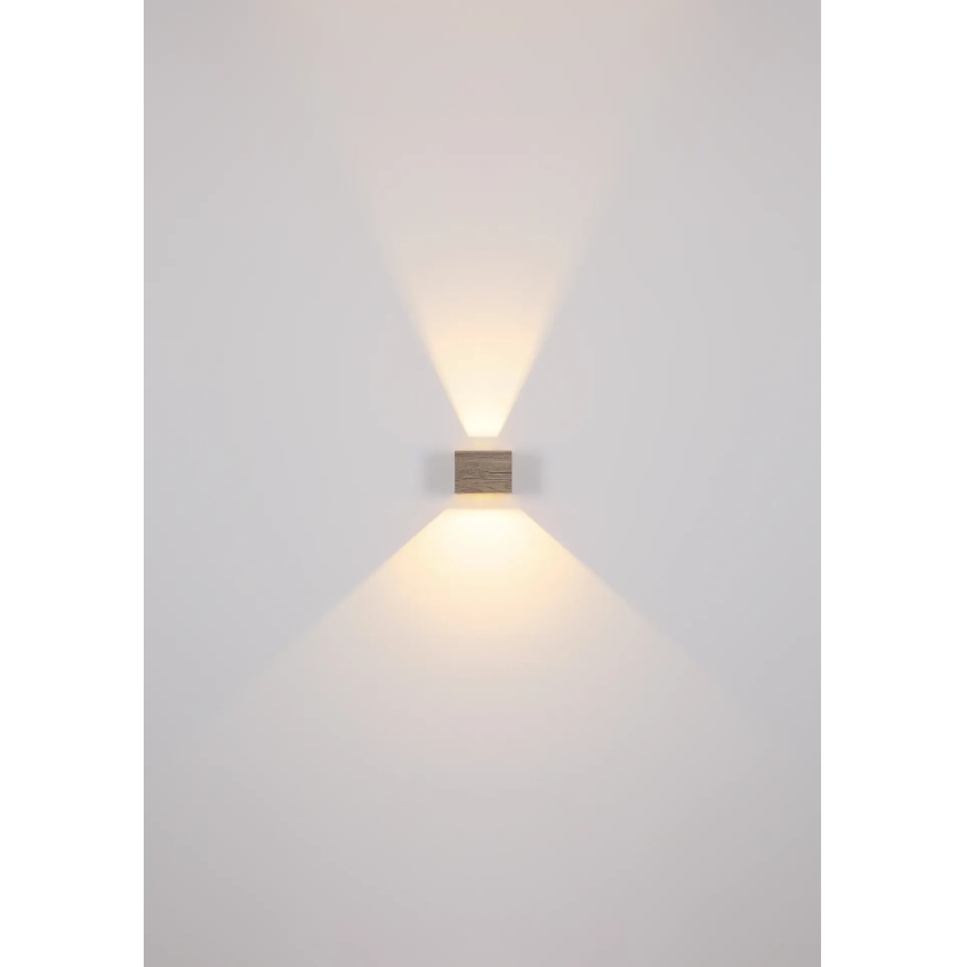Globo - LED wand verlichting LED/8W/230V bruin