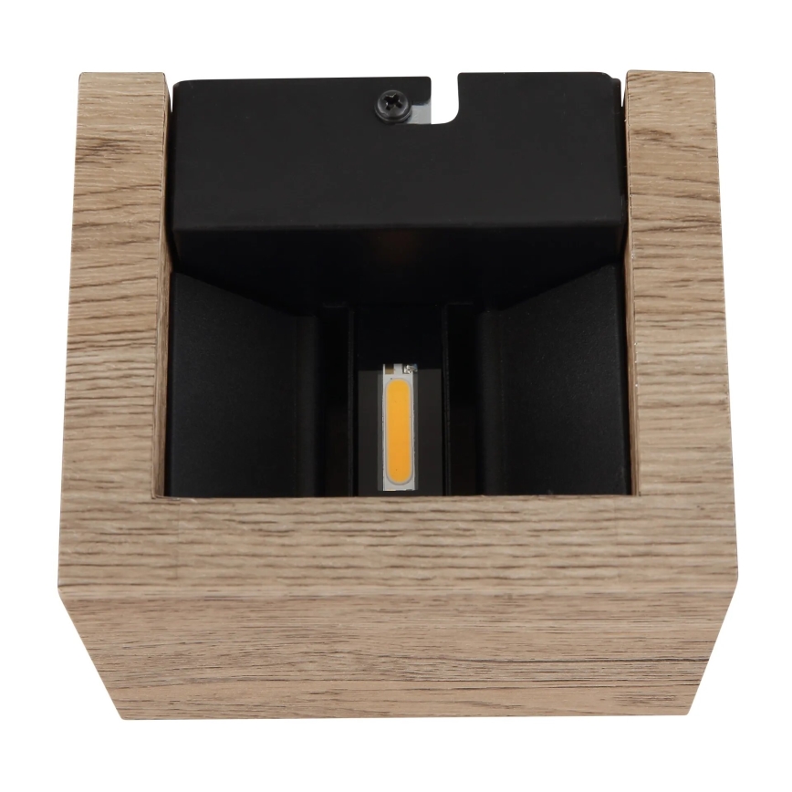 Globo - LED wand verlichting LED/8W/230V bruin