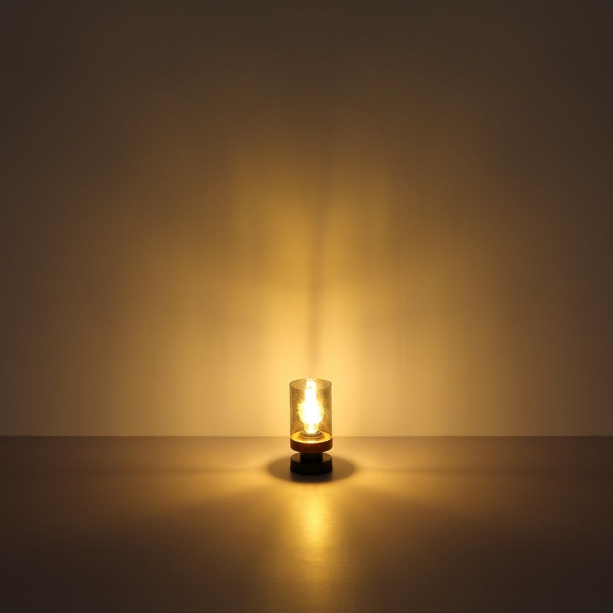 Globo - Lampe de table 1xE27/40W/230V métal/bois