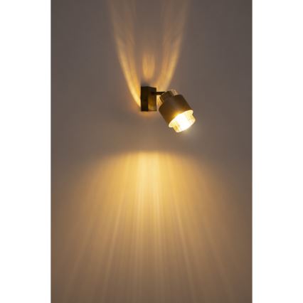 Globo - Wandspot 1xE27/40W/230V zwart/brons