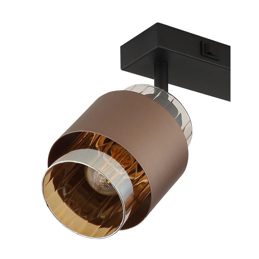Globo - Spot 2xE27/40W/230V noir/bronze
