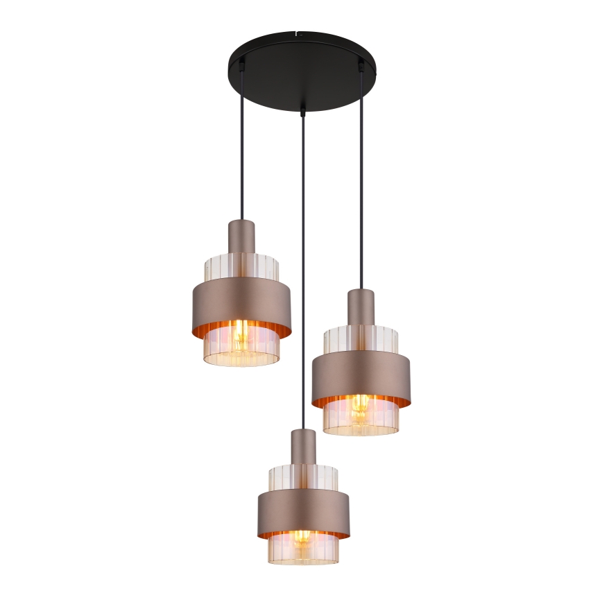 Globo - Hanglamp aan een koord 3xE27/60W/230V diameter 45 cm