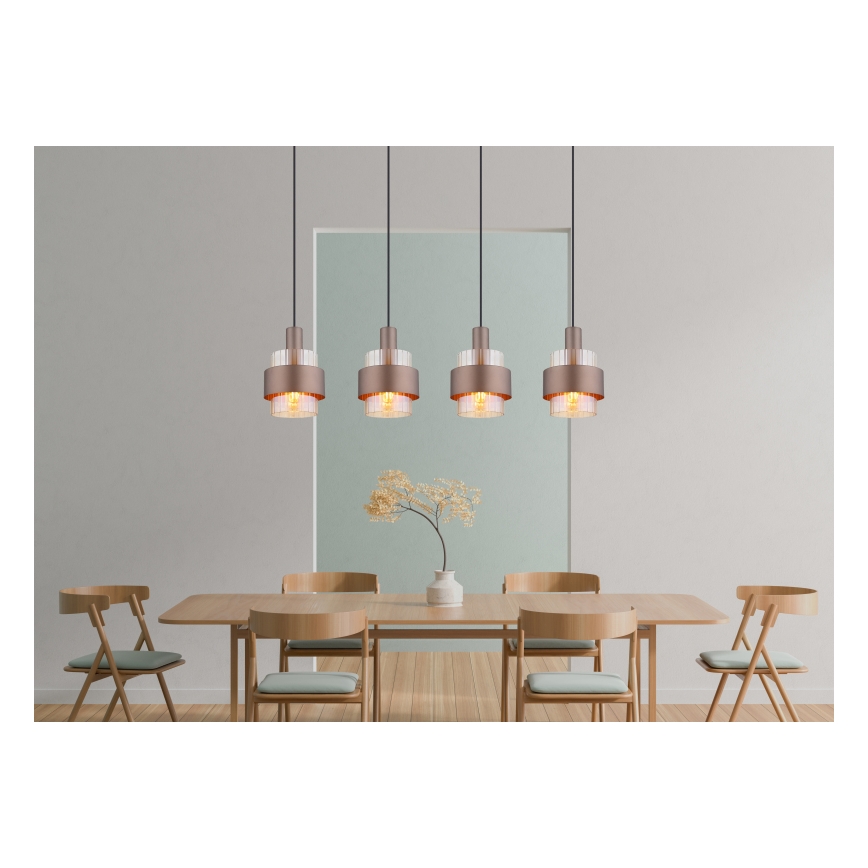 Globo - Hanglamp aan een koord 4xE27/60W/230V