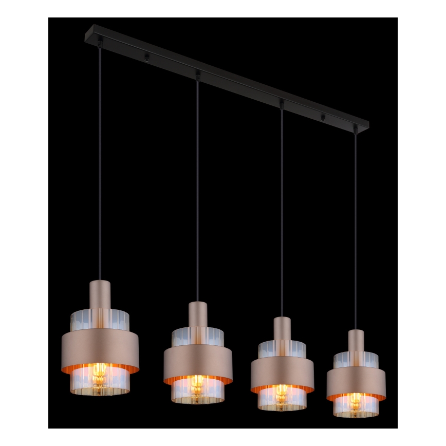 Globo - Hanglamp aan een koord 4xE27/60W/230V