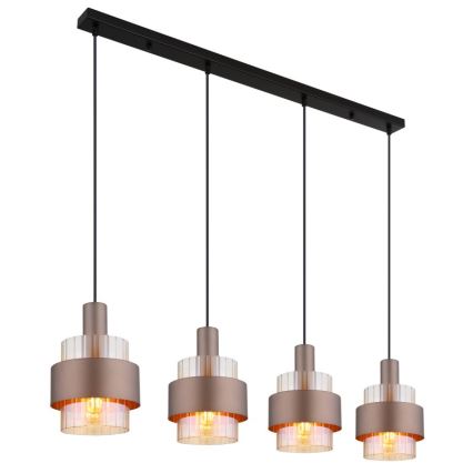 Globo - Hanglamp aan een koord 4xE27/60W/230V